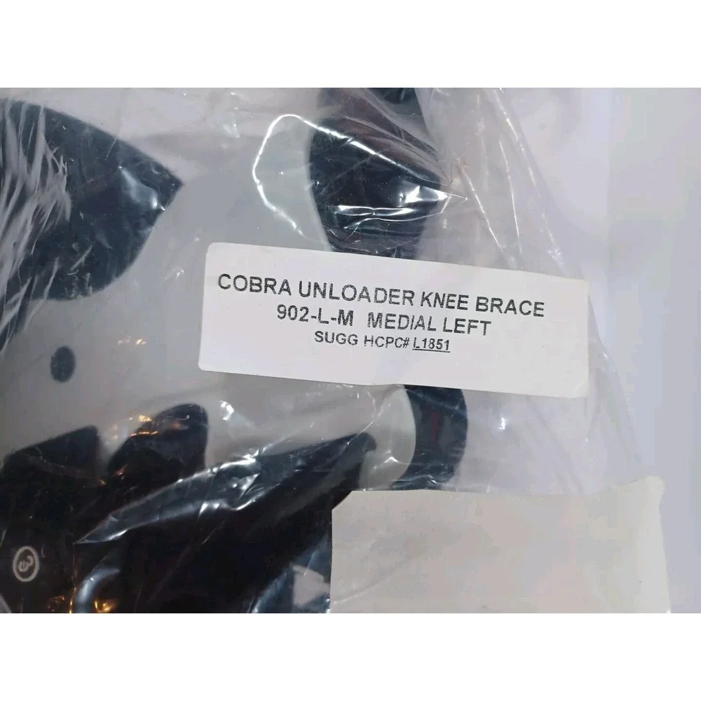 Cobra Unloader Left‎ Knee Brace Lightweight With Fast Fit Suspension Sleeve